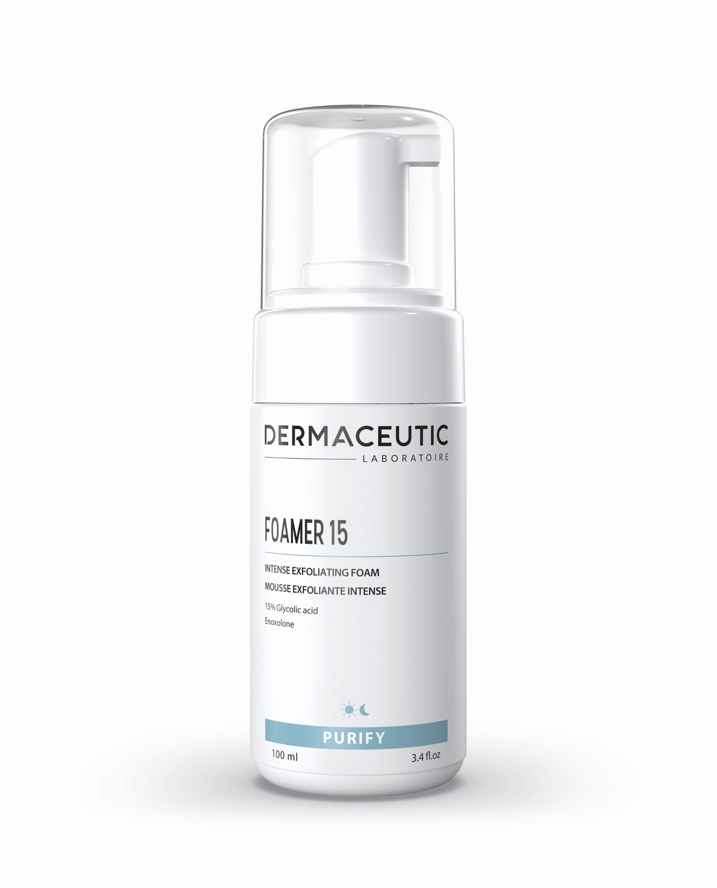 DERMACEUTIC Foamer 15 | Cleansing foam with 15% glycolic acid, 100ml/40ml