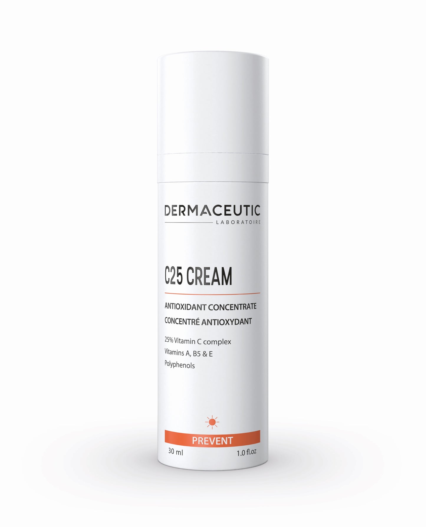 DERMACEUTIC C25 Cream | Krēms ar 25% C vitamīna kompleksu, 30ml/12ml