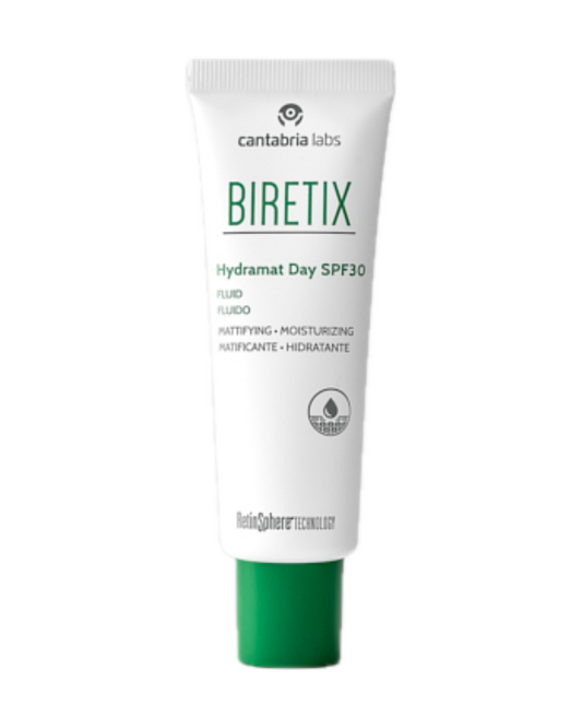 BIRETIX Hydramat Day SPF 30 | Mattifying fluid for oily skin with SPF 30, 50ml