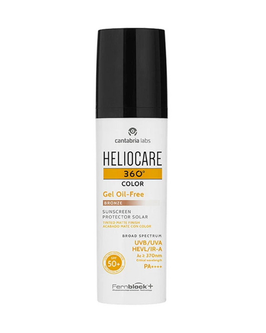 HELIOCARE 360º Color Gel Oil-Free SPF 50+ (BRONZE) | Sun protection gel with tint, 50ml