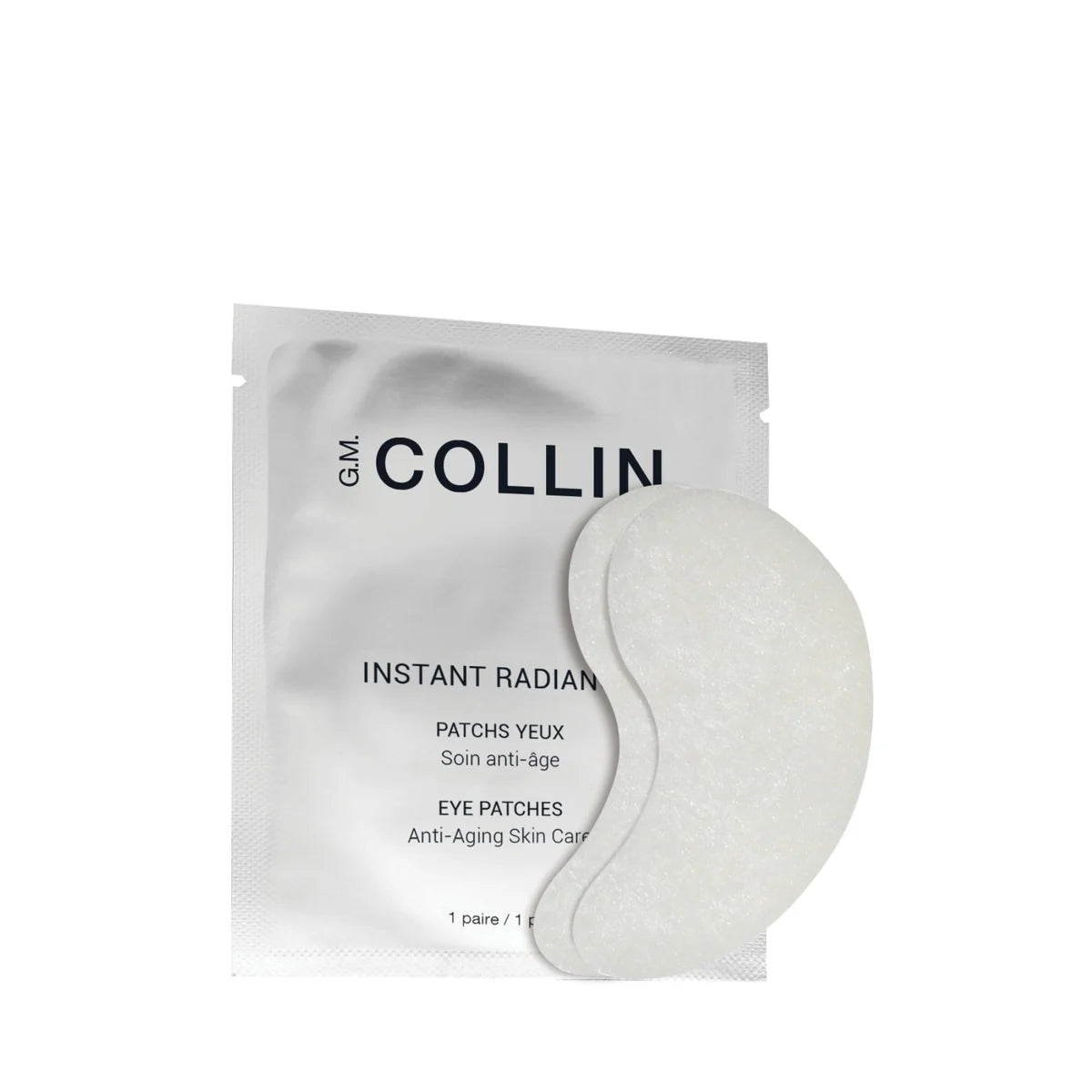 GM COLLIN Instant Radiance Eye Patches | Illuminating hydrogel eye patches, 1/5 pair