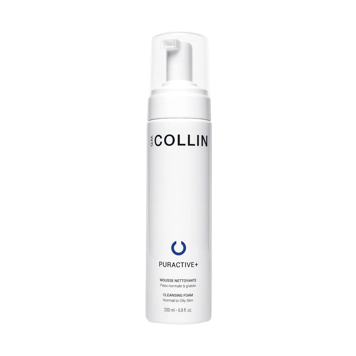 G.M. COLLIN Puractive+ Cleansing Foam | Attīrošas putas taukainai, kombinētai ādai, 200ml