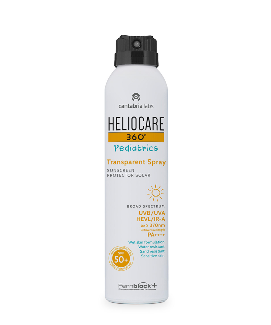 HELIOCARE 360º Pediatrics Transparent Spray SPF 50+ | Caurspīdīgs saules aizsargsprejs bērniem, 200ml