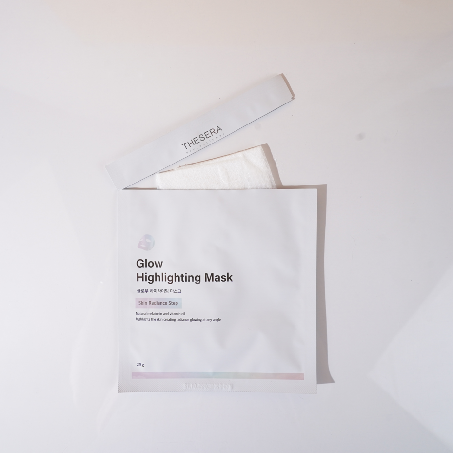 Thesera Glow Highlighting Mask | Izgaismojoša sejas maska, 1gab