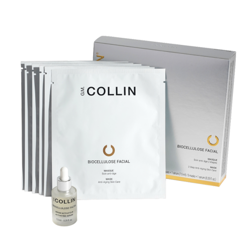 GM COLLIN Biocellulose Facial Mask | Mask with serum, 5pcs + 7ml