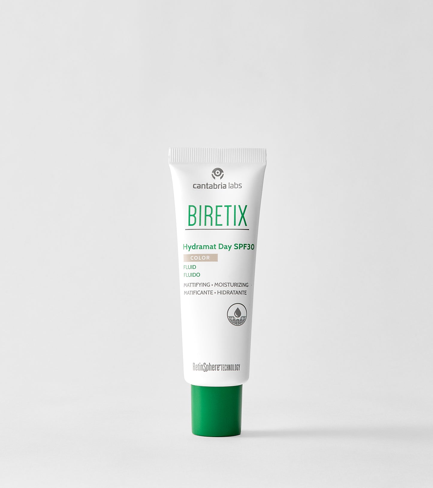 BIRETIX Hydramat Day SPF 30 Colour | Tonējošs fluīds taukainai ādai ar SPF 30, 50ml