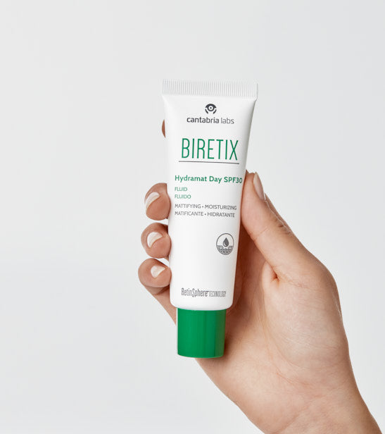 BIRETIX Hydramat Day SPF 30 | Matējošs fluīds taukainai ādai ar SPF 30, 50ml
