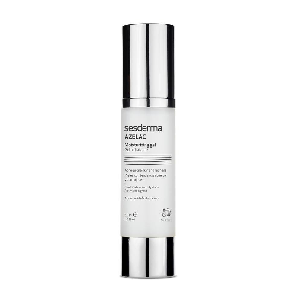 SESDERMA Azelac Moisturizing Gel | Mitrinošs gels kombinētai, taukainai ādai ar apsārtumu, 50ml