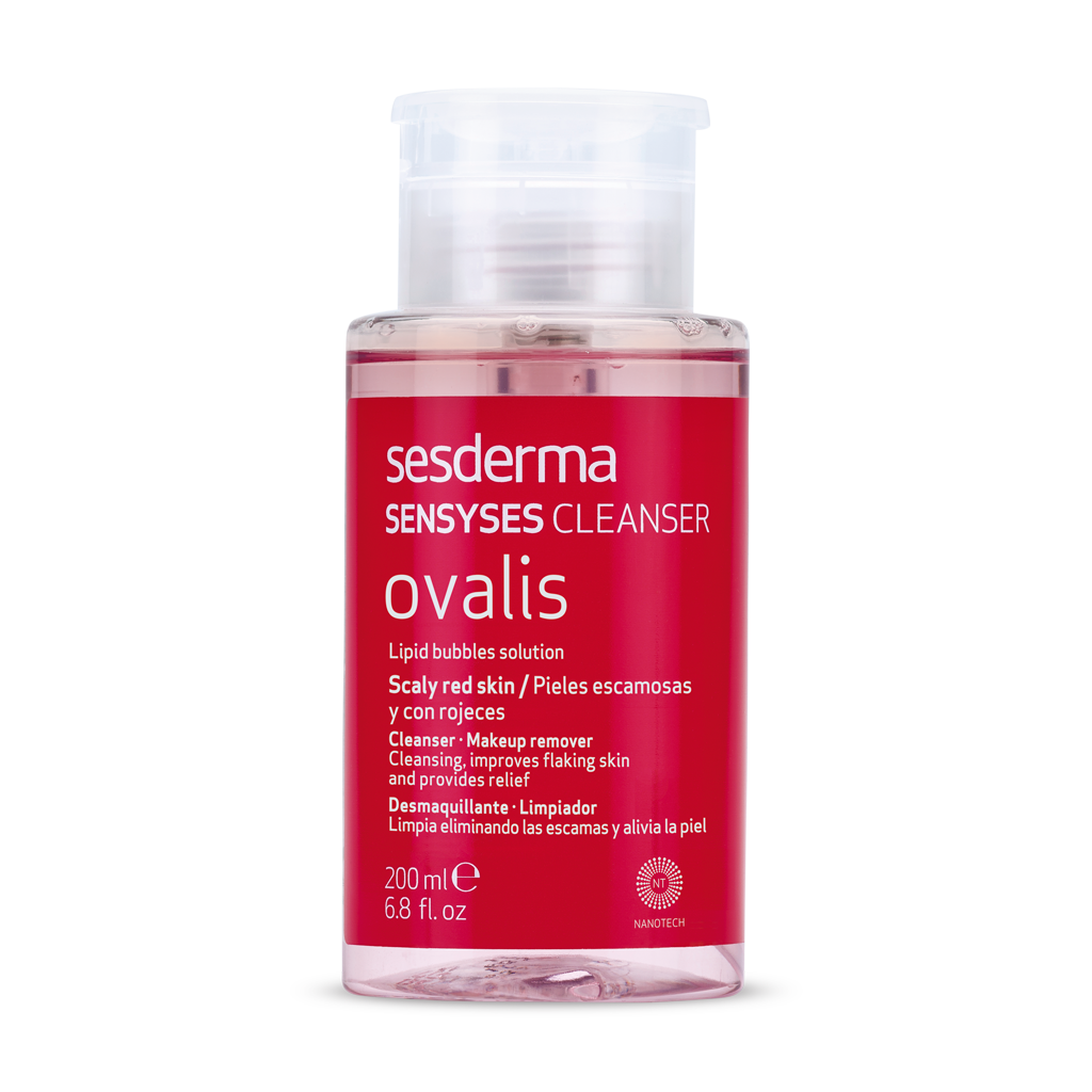 SESDERMA Sensyses Ovalis | Sejas tīrīšanas līdzeklis apsārtušai ādai, 200ml