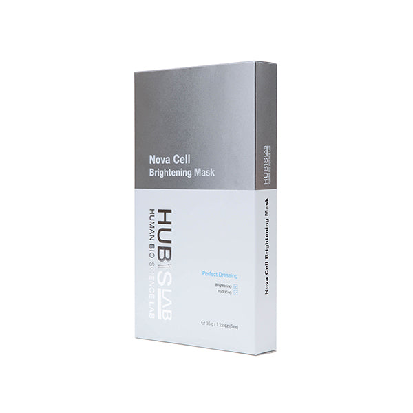HUBISLAB e+ Epiderma Nova Cell Brightening Mask | Izgaismojoša auduma maska, 1gb/5gb