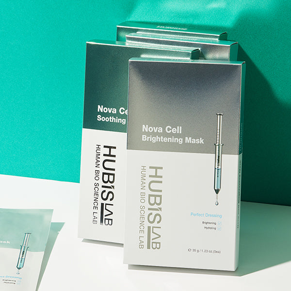 HUBISLAB e+ Epiderma Nova Cell Brightening Mask | Izgaismojoša auduma maska, 1gb/5gb