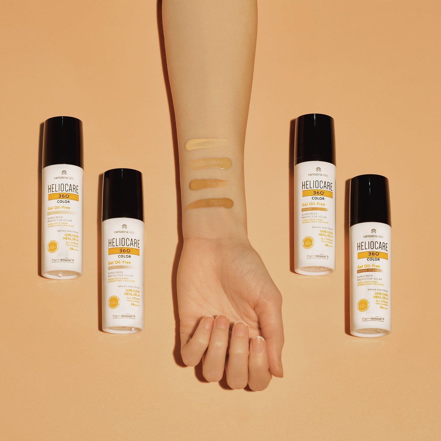 HELIOCARE 360º Color Gel Oil-Free SPF 50+ (BEIGE) I Saules aizsargājošs gels ar toni, 50ml