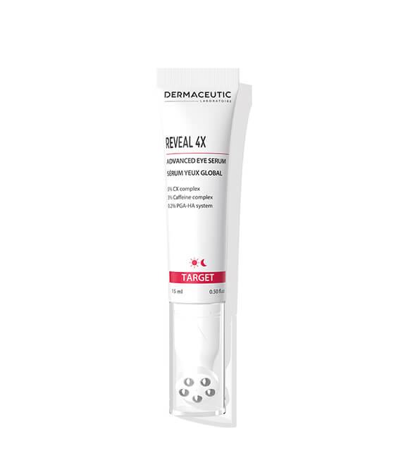 DERMACEUTIC Reveal 4X | Acu serums ar četrkāršu iedarbību, 15ml