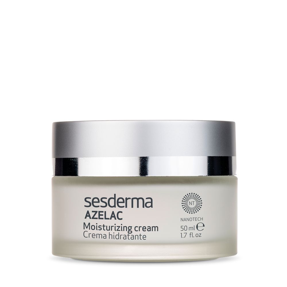 SESDERMA Azelac Moisturizing Cream | Mitrinošs krēms ādai ar apsārtumu, 50ml