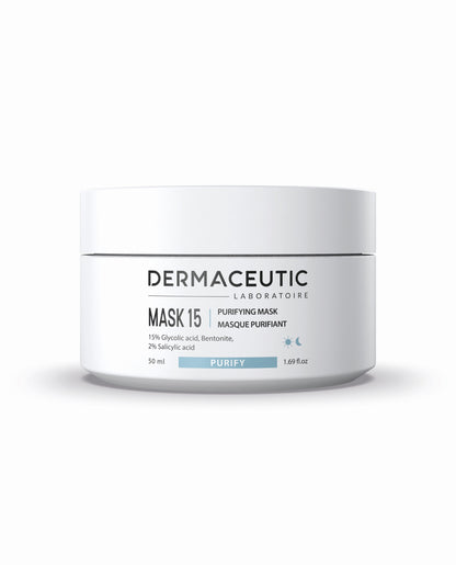 Dermaceutic Mask 15 | Pīlings ar AHA un BHA, 30ml/10ml