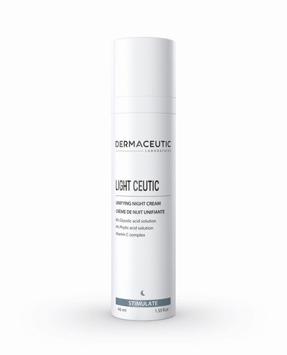 Dermaceutic Light Ceutic | Toni izlīdzinošs nakts krēms, 40ml