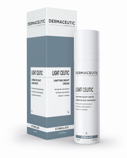 Dermaceutic Light Ceutic | Toni izlīdzinošs nakts krēms, 40ml