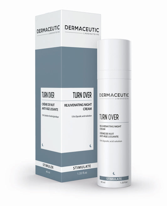 Dermaceutic Turn Over 15 | Nakts krēms ar 15% glikolskābi, 40ml