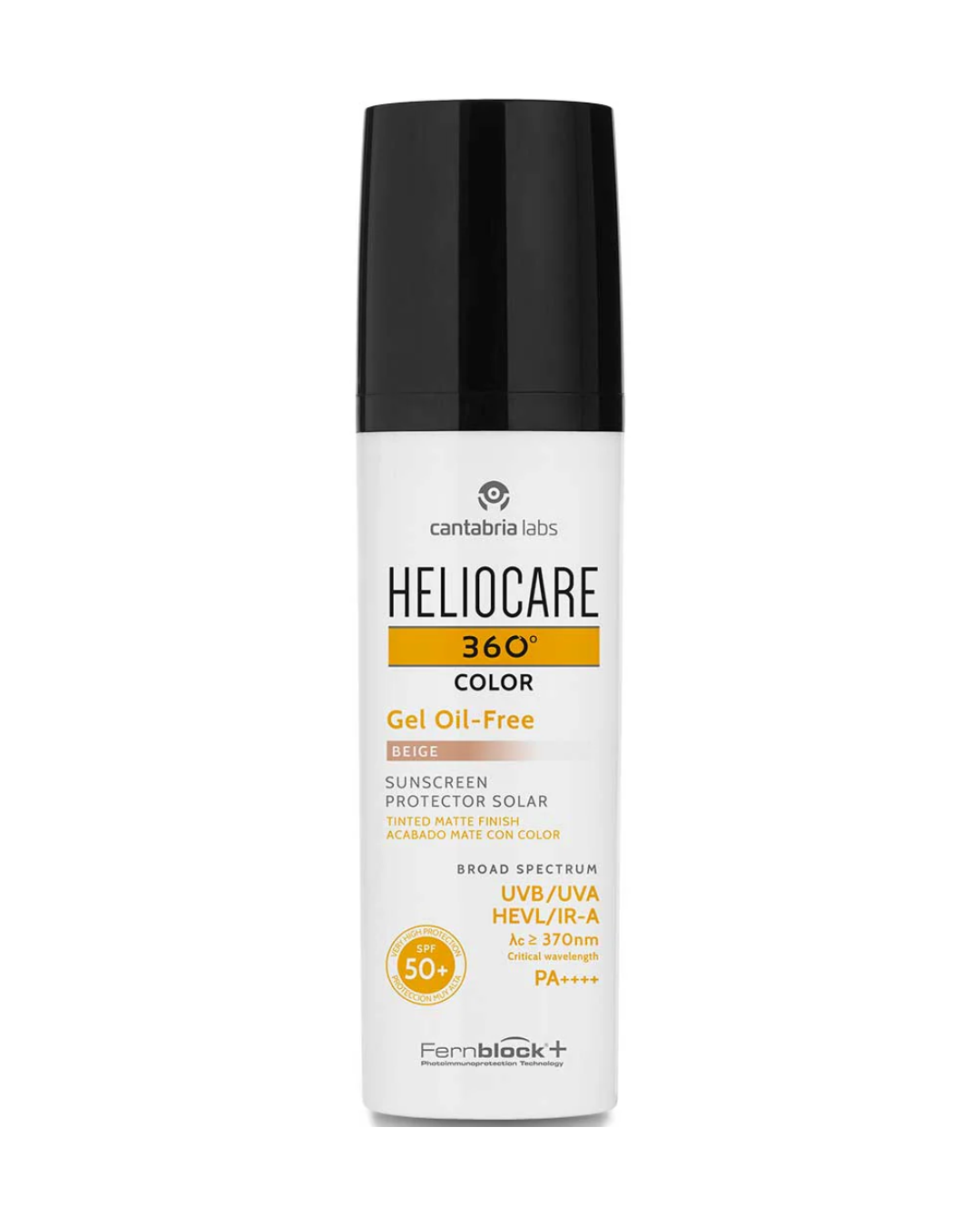 HELIOCARE 360º Color Gel Oil-Free SPF 50+ (BEIGE) I Sun protection gel with tint, 50ml