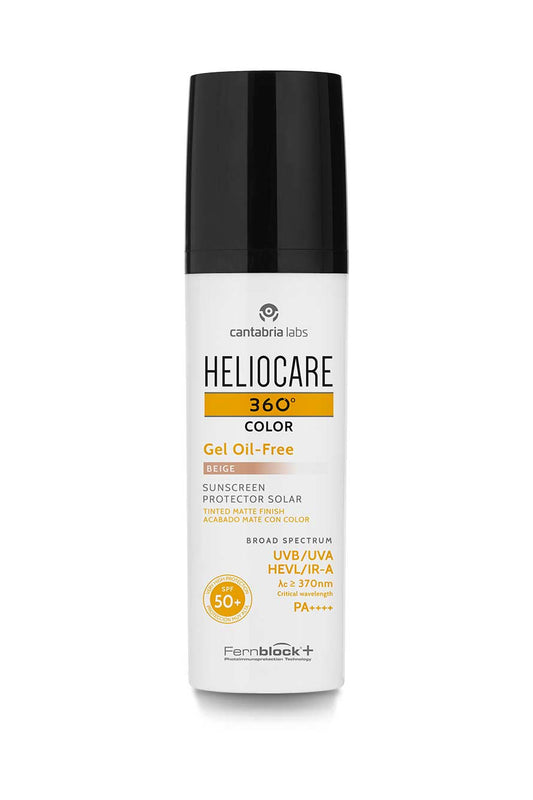 HELIOCARE 360º Color Gel Oil-Free SPF 50+ (BEIGE) I Sun protection gel with tint, 50ml