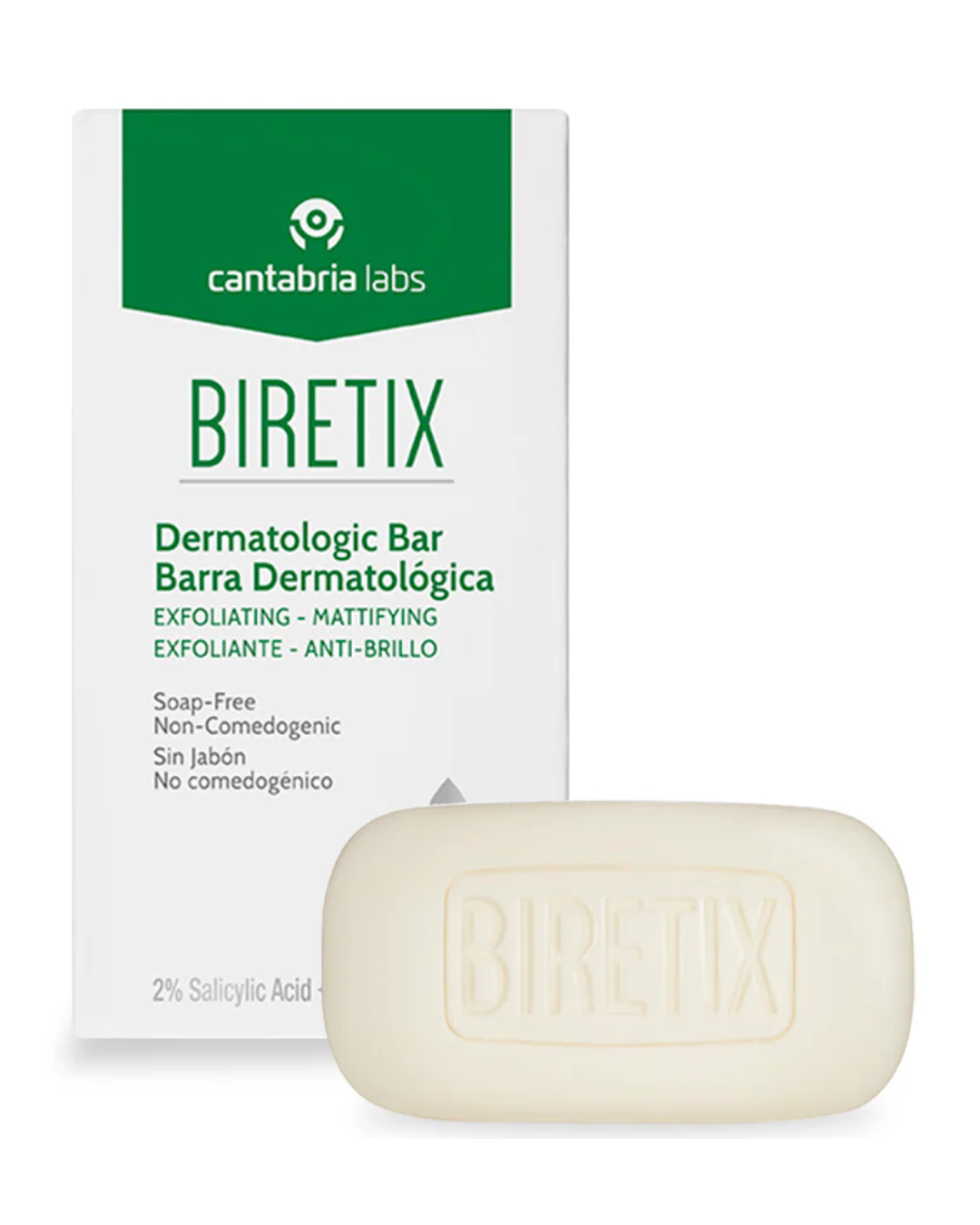 Biretix Dermatologic Bar I Dermatoloģiskas ziepes ar 2% salicilskābi, 80g