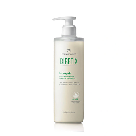 Biretix Isorepair Creamy Cleanser | Krēmveida attīrošs līdzeklis jutīgai, sausai vai akne skartai ādai, 400ml