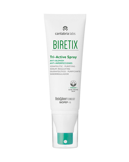 Biretix Tri-Active Spray | Ķermeņa aerosols izsitumu mazināšanai, 100ml
