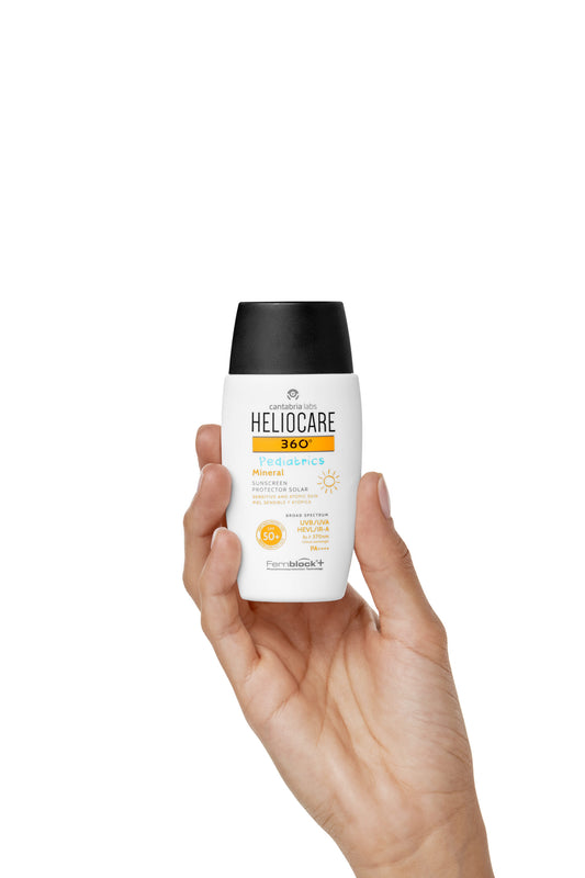 HELIOCARE 360º Pediatrics Mineral SPF 50+ | Fluid with mineral filters for children and babies, 50ml