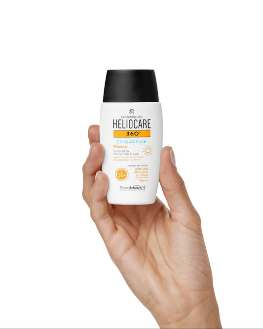 HELIOCARE 360º Pediatrics Mineral SPF 50+ | Fluid with mineral filters for children and babies, 50ml