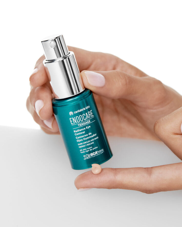 Endocare Tensage Radiance Eye Contour | Pretnovecošanās acu krēms tumšo loku un maisiņu korekcijai, 15ml