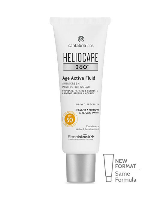 Heliocare 360º Age Active Fluid SPF 50 | Saules aizsargfluīds ar pretnovecošanās īpašībām, 50ml