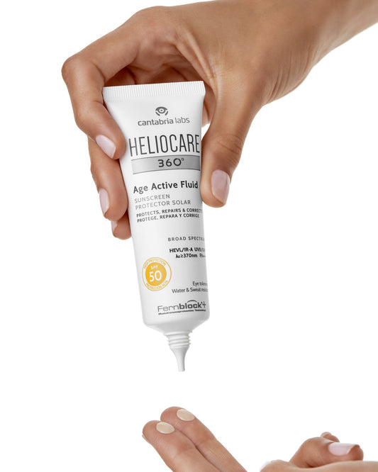 Heliocare 360º Age Active Fluid SPF 50 | Saules aizsargfluīds ar pretnovecošanās īpašībām, 50ml