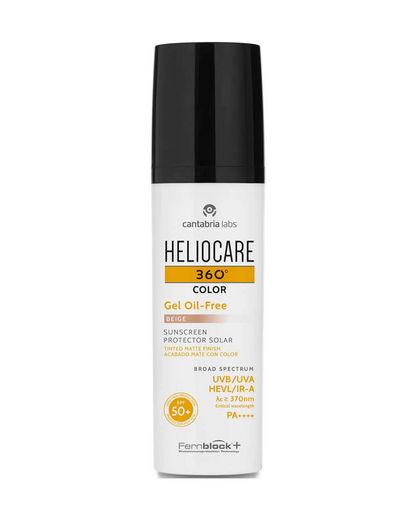 Heliocare 360º Color Gel Oil-Free SPF 50+ (beige) I Saules aizsargājošs gels ar toni, 50ml