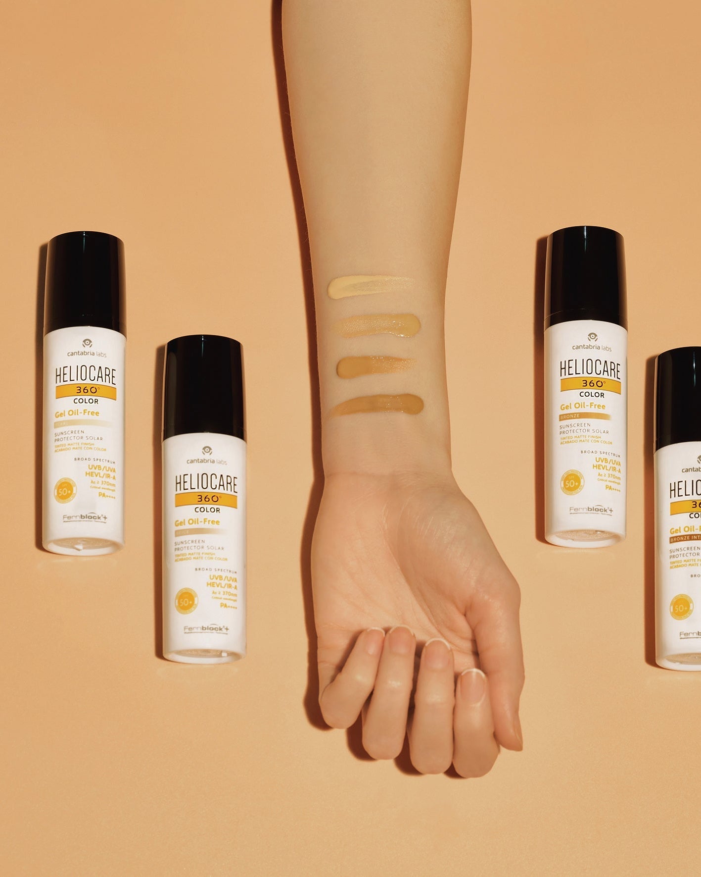 Heliocare 360º Color Gel Oil-Free SPF 50+ (beige) I Saules aizsargājošs gels ar toni, 50ml