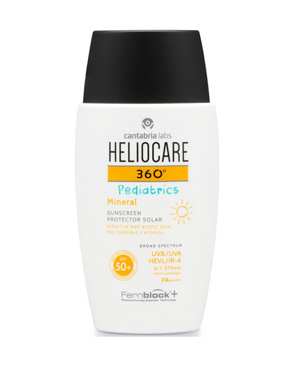 Heliocare 360º Pediatrics Mineral SPF 50+ | Fluīds ar minerālajiem filtriem bērniem un zīdaiņiem, 50ml