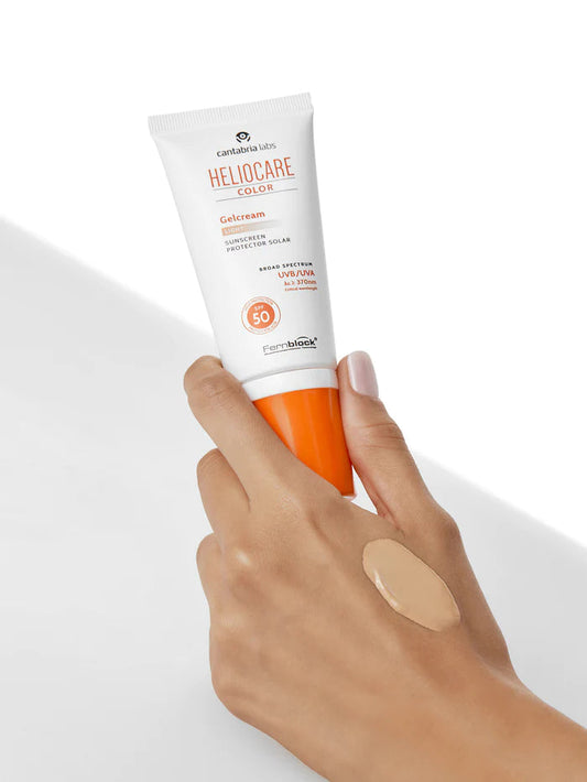 HELIOCARE Color Gelcream SPF 50 (LIGHT) | Sun protection gel cream with tint, 50ml