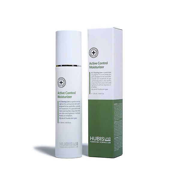 Hubislab Active Control Moisturizer | Mitrinošs sejas krēms taukainai ādai, 120ml