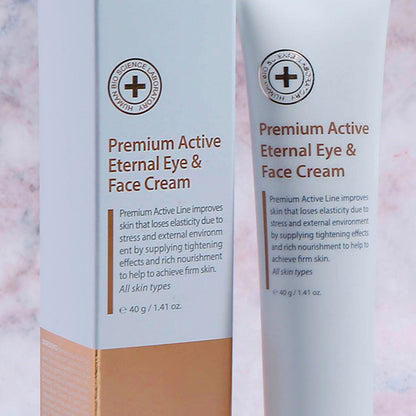 Hubislab Premium Active Eternal Eye & Face Cream | Pretnovecošanās sejas un acu krēms, 40g