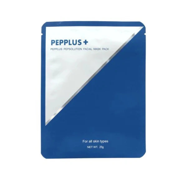 Pepplus+ Pepsolution Facial Mask | Mitrinoša lokšņu maska ar peptīdiem