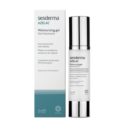 Sesderma Azelac Moisturizing Gel | Sejas krēms kombinētai, taukainai ādai ar apsārtumu, 50ml