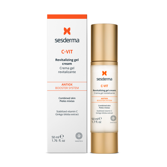 SESDERMA C-VIT Revitalizing Gel Cream | Krēms ar C vitamīnu taukainai, kombinētai ādai, 50ml