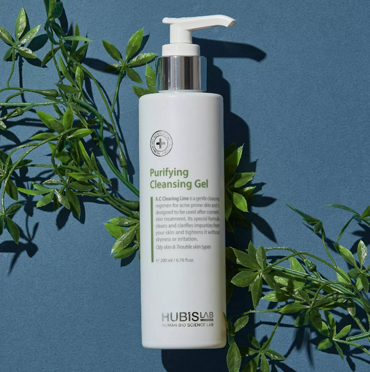 HUBISLAB Purifying Cleansing Gel | Attīrošs gēls taukainai ādai, 200ml