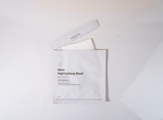 THESERA Glow Highlighting Mask | Brightening sheet mask, 1 pc