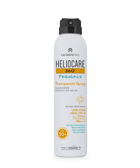 HELIOCARE 360º Pediatrics Transparent Spray SPF 50+ | Transparent sunscreen spray for children, 200ml