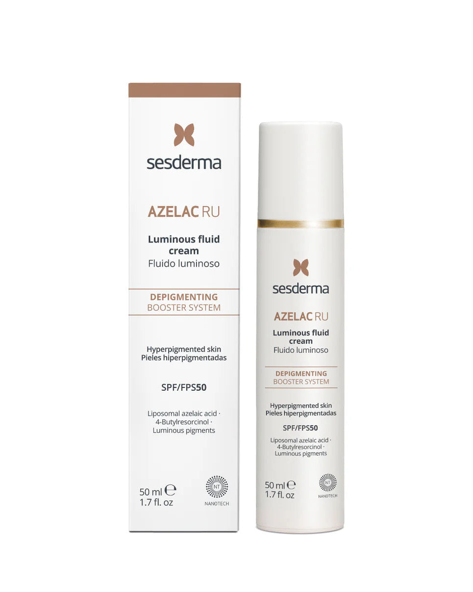 Sesderma Azelac Ru Luminous Fluid Cream | Izgaismojošs fluīds ar SPF 50, 50ml