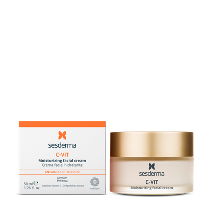 Sesderma C-VIT Moisturising Facial Cream | Mitrinošs krēms ar C vitamīnu, 50ml