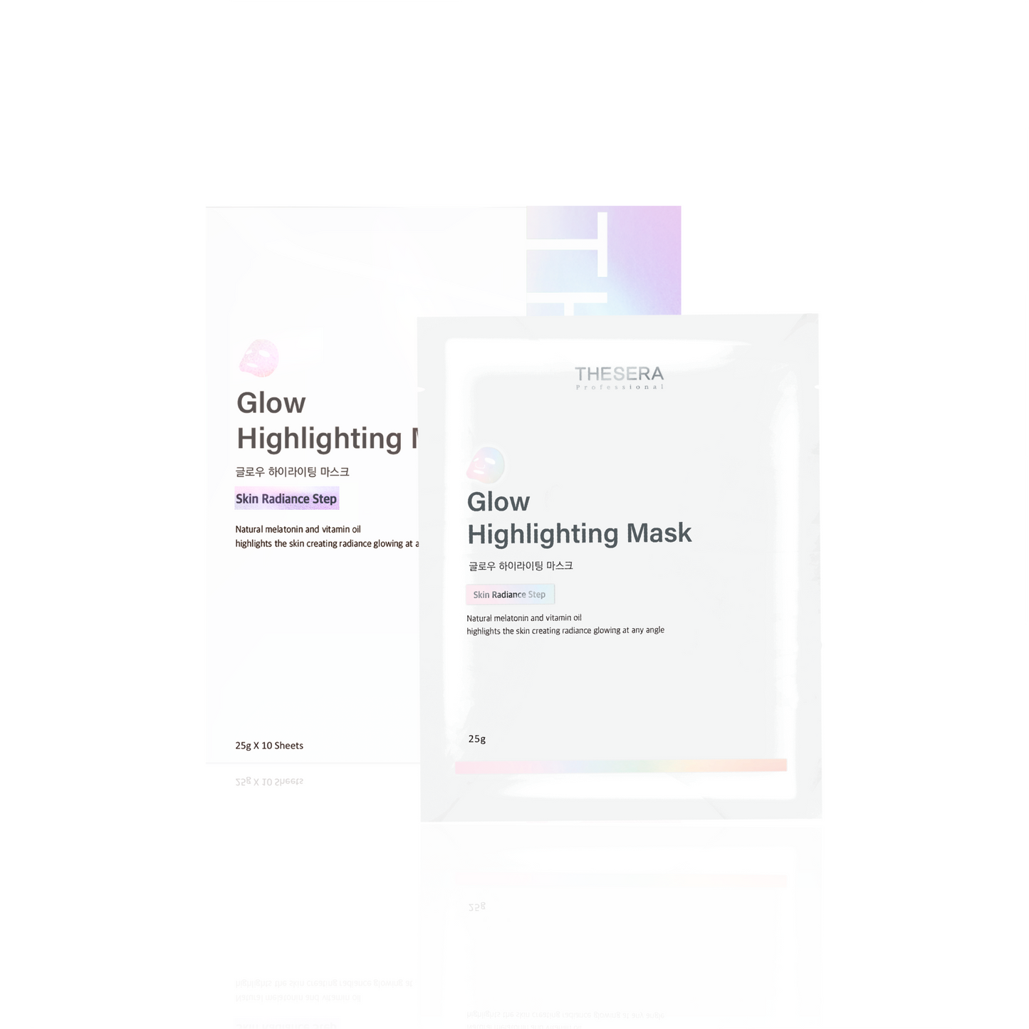 Thesera Glow Highlighting Mask | Izgaismojoša sejas maska, 1gab