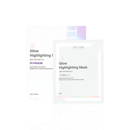 Thesera Glow Highlighting Mask | Izgaismojoša sejas maska, 1gab