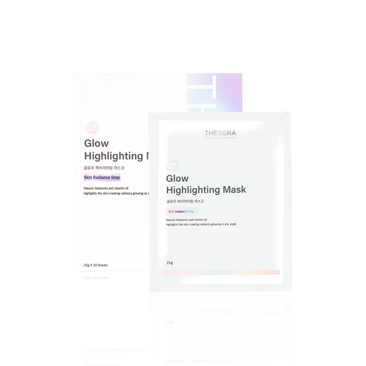 Thesera Glow Highlighting Mask | Izgaismojoša sejas maska, 1gab