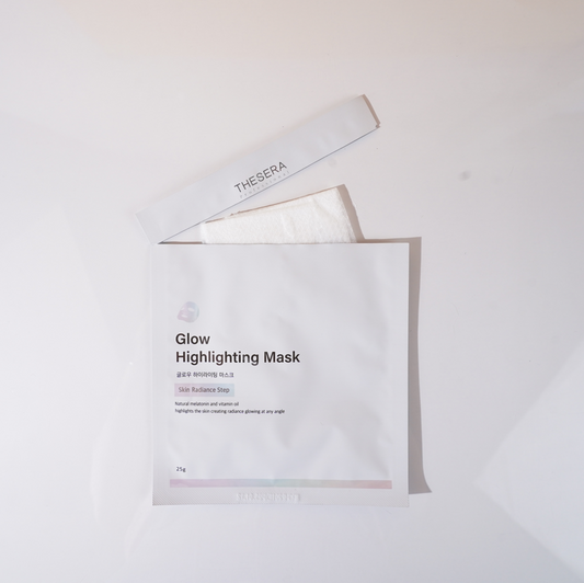 Thesera Glow Highlighting Mask | Izgaismojoša sejas maska, 1gab